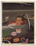 Jim Clark Signed 8.5'' x 11'' Photo From the Indy 500